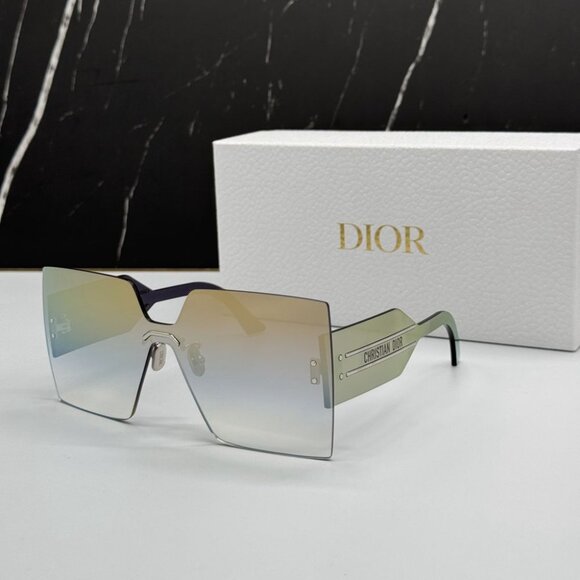NEW DIORCLUB M5U F0A5 DIOR GREY WOMEN DIOR SUNGLASSES - Picture 1 of 13